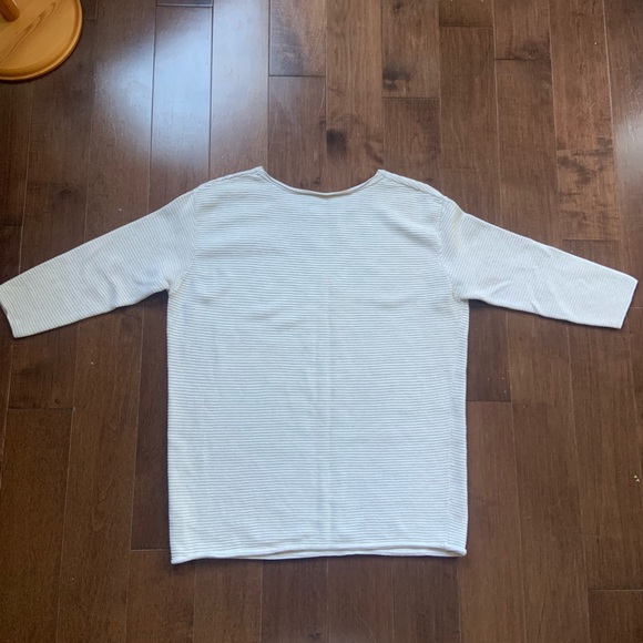 ARITZIA Wilfred cotton/silk/cashmere ribbed sweater - Picture 2 of 5